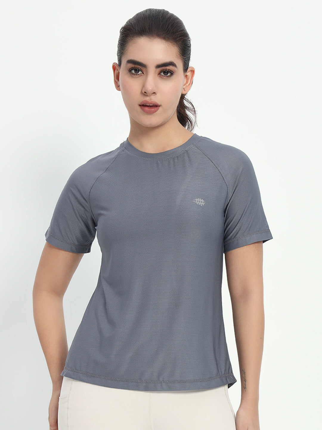 Workout Back Mesh T-Shirt - Gray