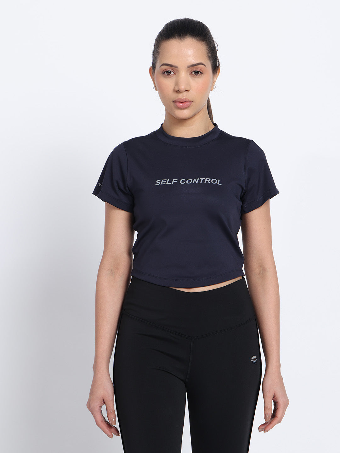 Workout High Impact T-Shirt – Navy Blue