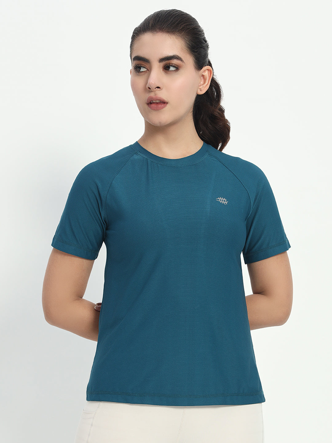 Workout Back Mesh T-Shirt - Teal