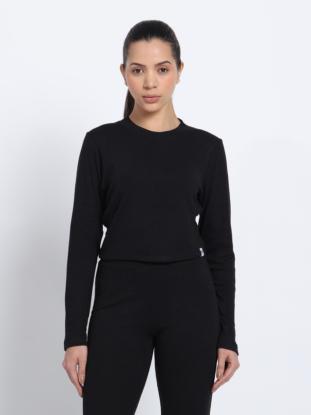 Workout Rib T-Shirt – Black
