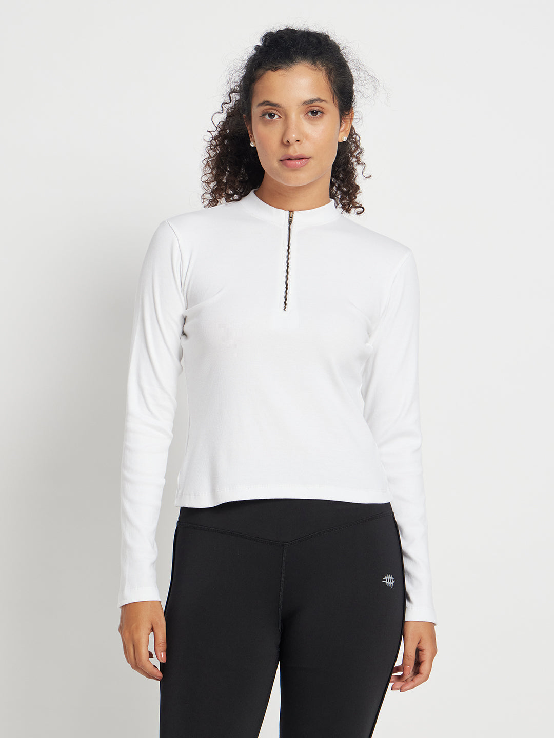 Workout Full Sleeves T-Shirt – White