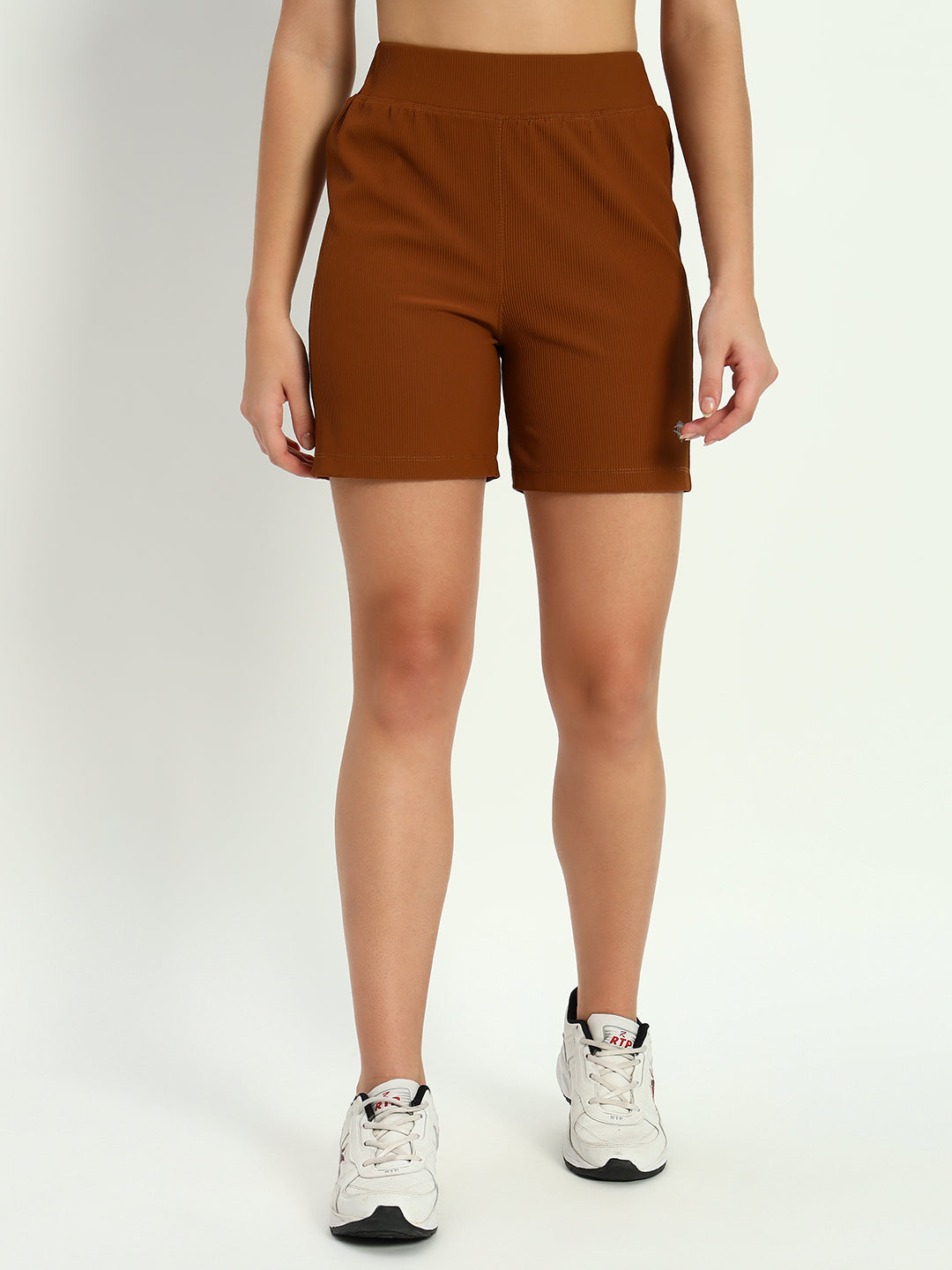 NYLON High Waist Cycling Short – Brown