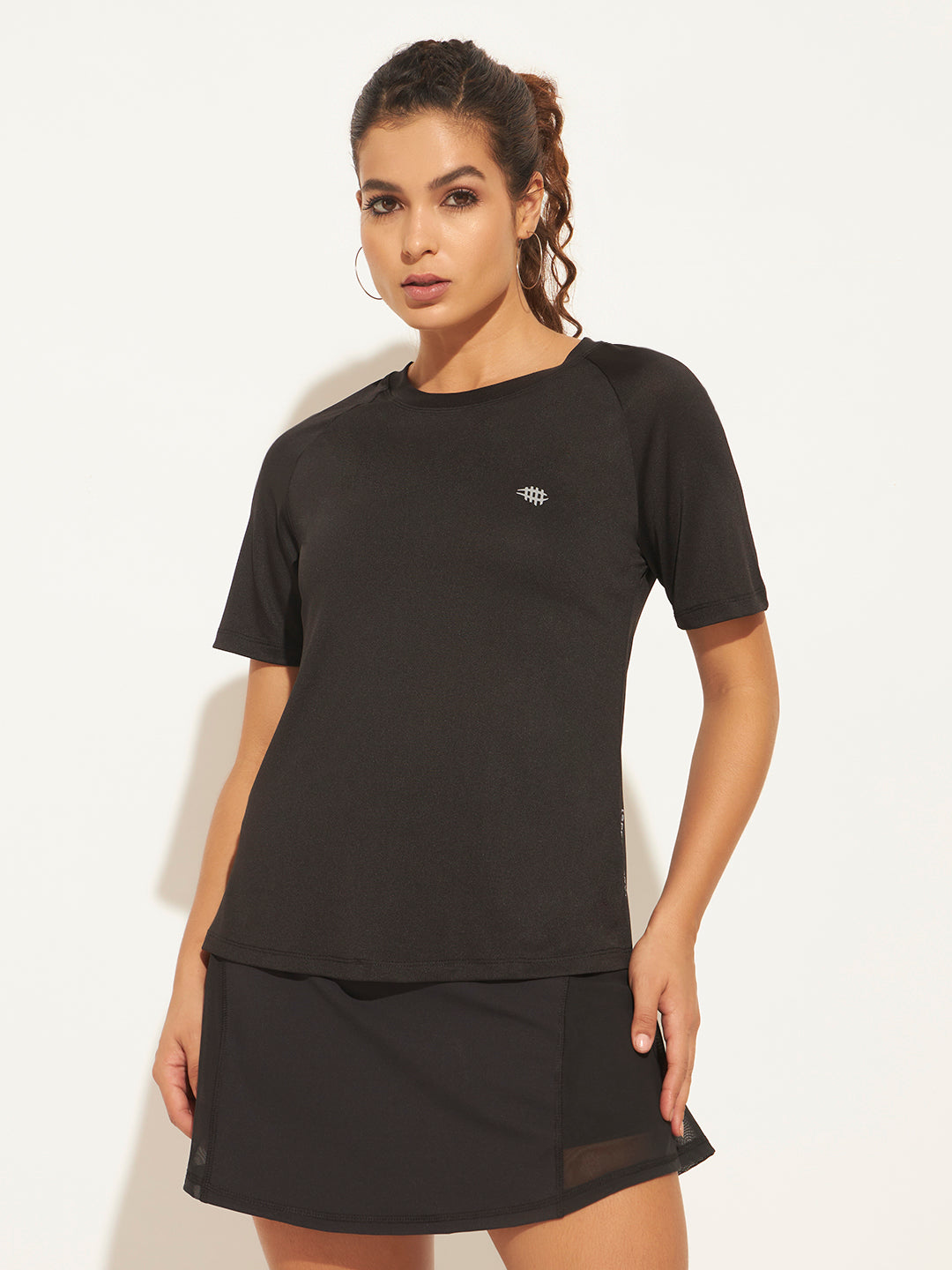 Women Brand Logo Moisture Wicking T-shirt